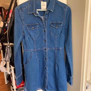 Free People Dynomite Jean Dress